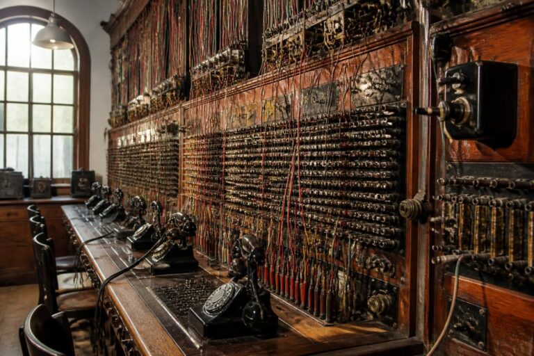 ontdek de fascinerende geschiedenis en werking van de oude telefooncentrale, en leer hoe dit essentiële communicatiesysteem onze manier van bellen heeft gevormd.