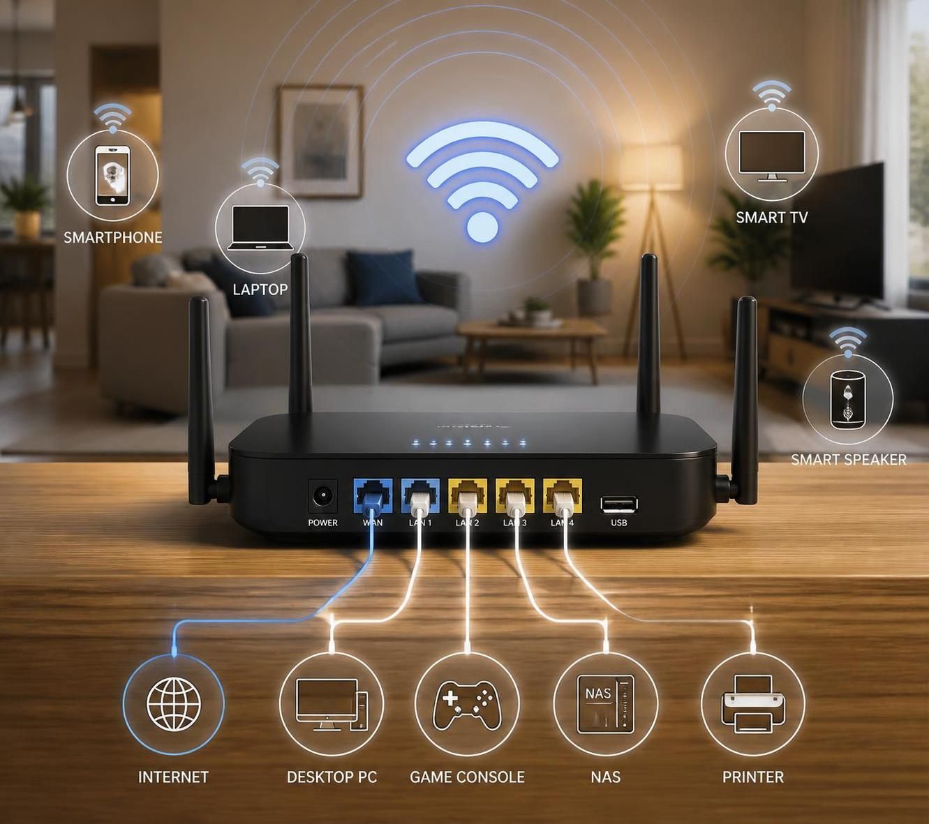 ontdek wat een router is en hoe het werkt in je netwerk om je apparaten met internet te verbinden en gegevens efficiënt te verzenden.