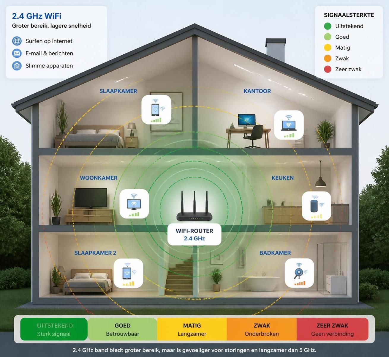 ontdek wat wifi 2.4ghz is en waarom het essentieel is voor een stabiele en betrouwbare internetverbinding in huis of op kantoor.