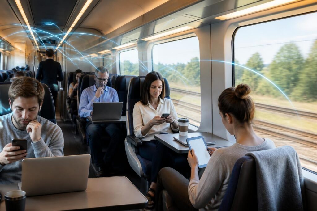 ontdek alles wat je moet weten over wifi in de trein, inclusief tips voor een stabiele verbinding en hoe je onderweg online blijft.