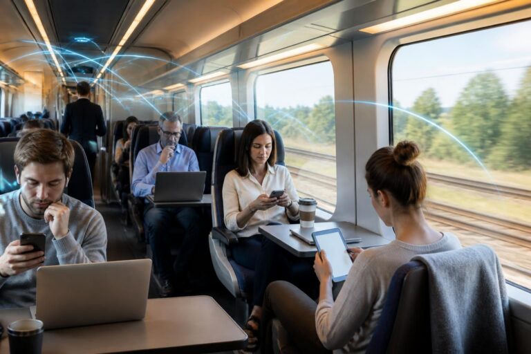 ontdek alles wat je moet weten over wifi in de trein, inclusief tips voor een stabiele verbinding en hoe je onderweg online blijft.