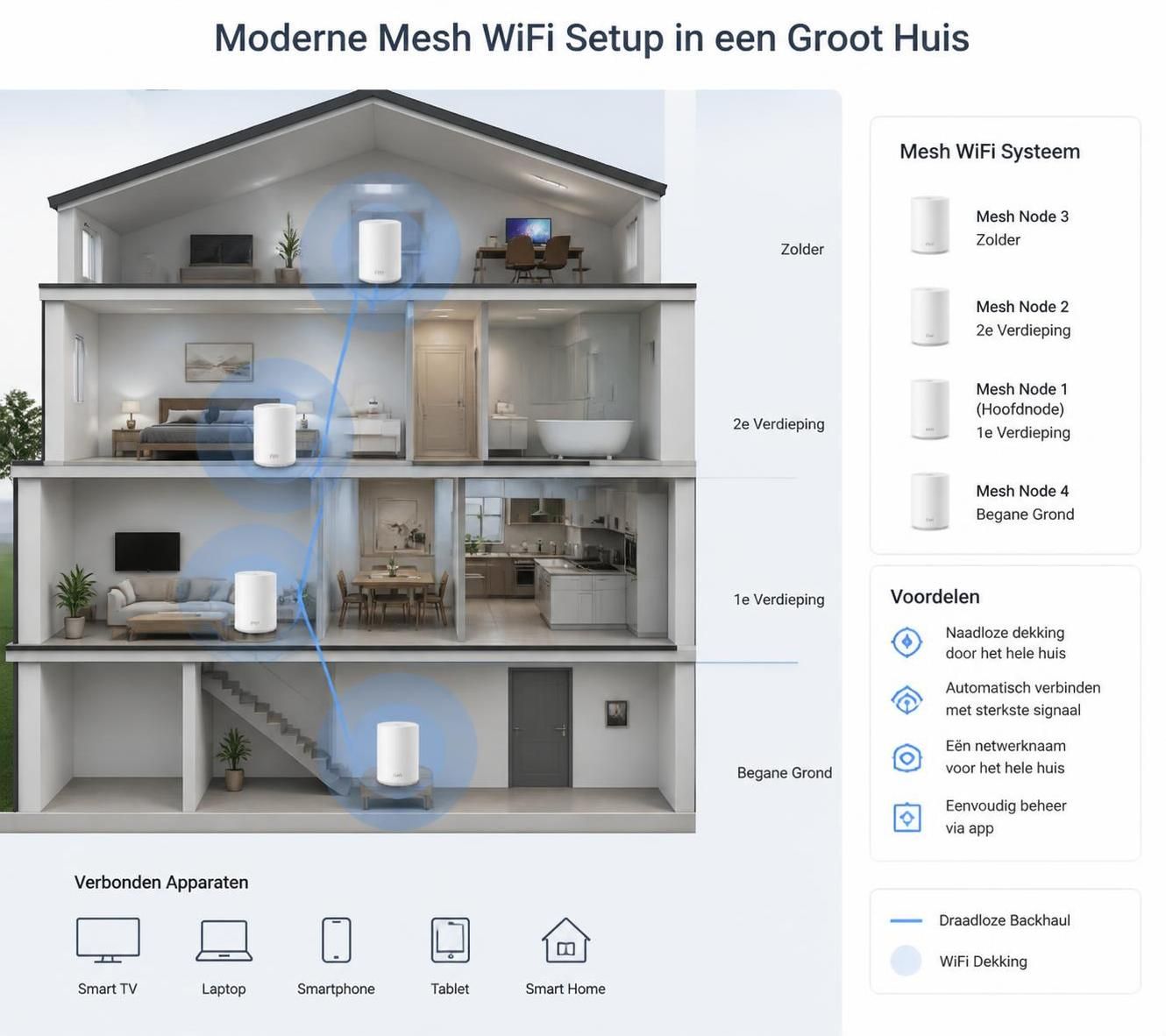 ontdek hoe wifi mapping je netwerk efficiënt kan verbeteren door zwakke punten te identificeren en optimale verbindingen te garanderen.