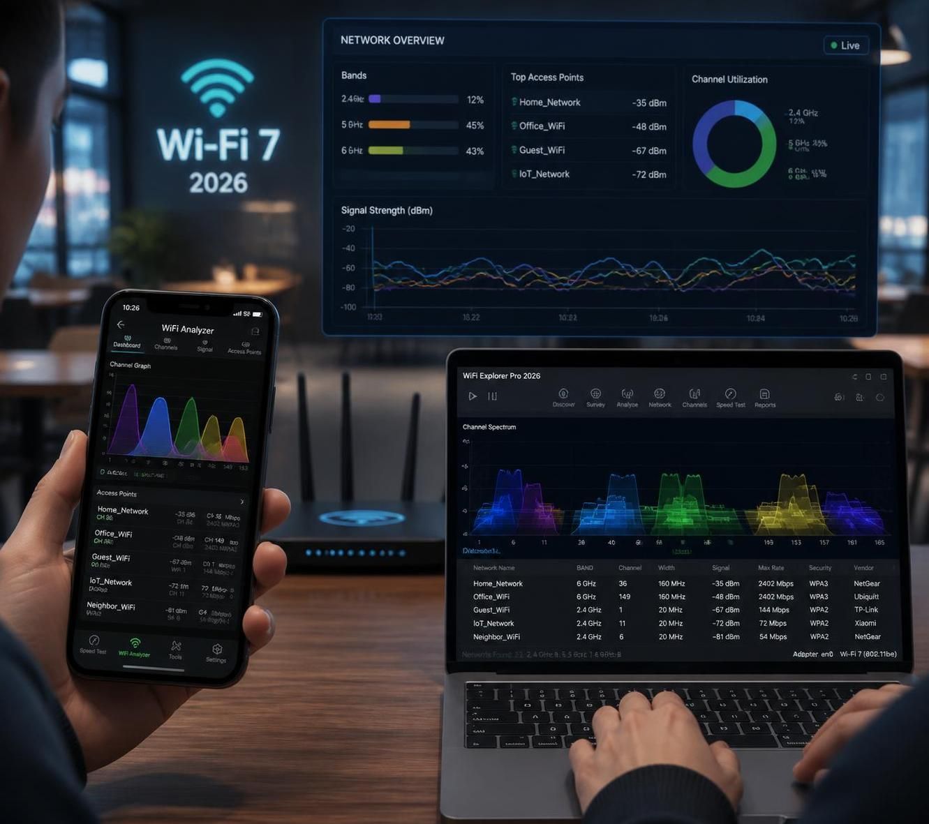 ontdek hoe je met een wifi-analyzer eenvoudig je draadloze netwerk optimaliseert voor betere prestaties en een stabielere verbinding.
